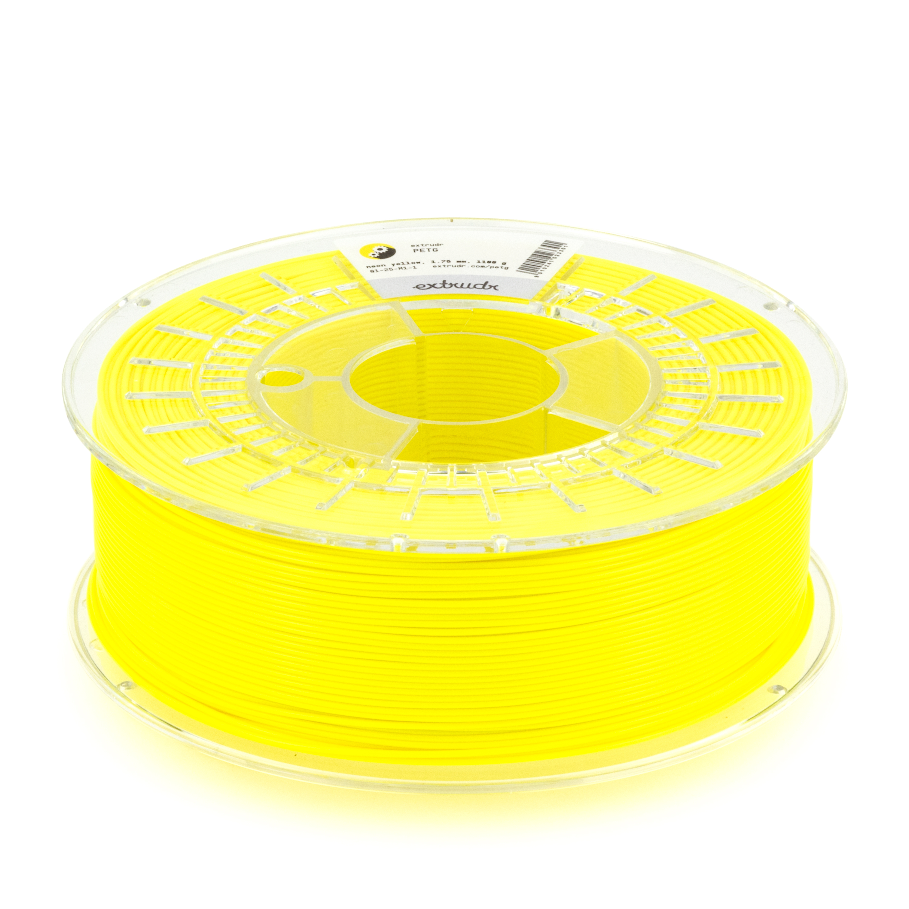 Extrudr - Yellow Fluorescent PETG 2.85mm - 2.5kg