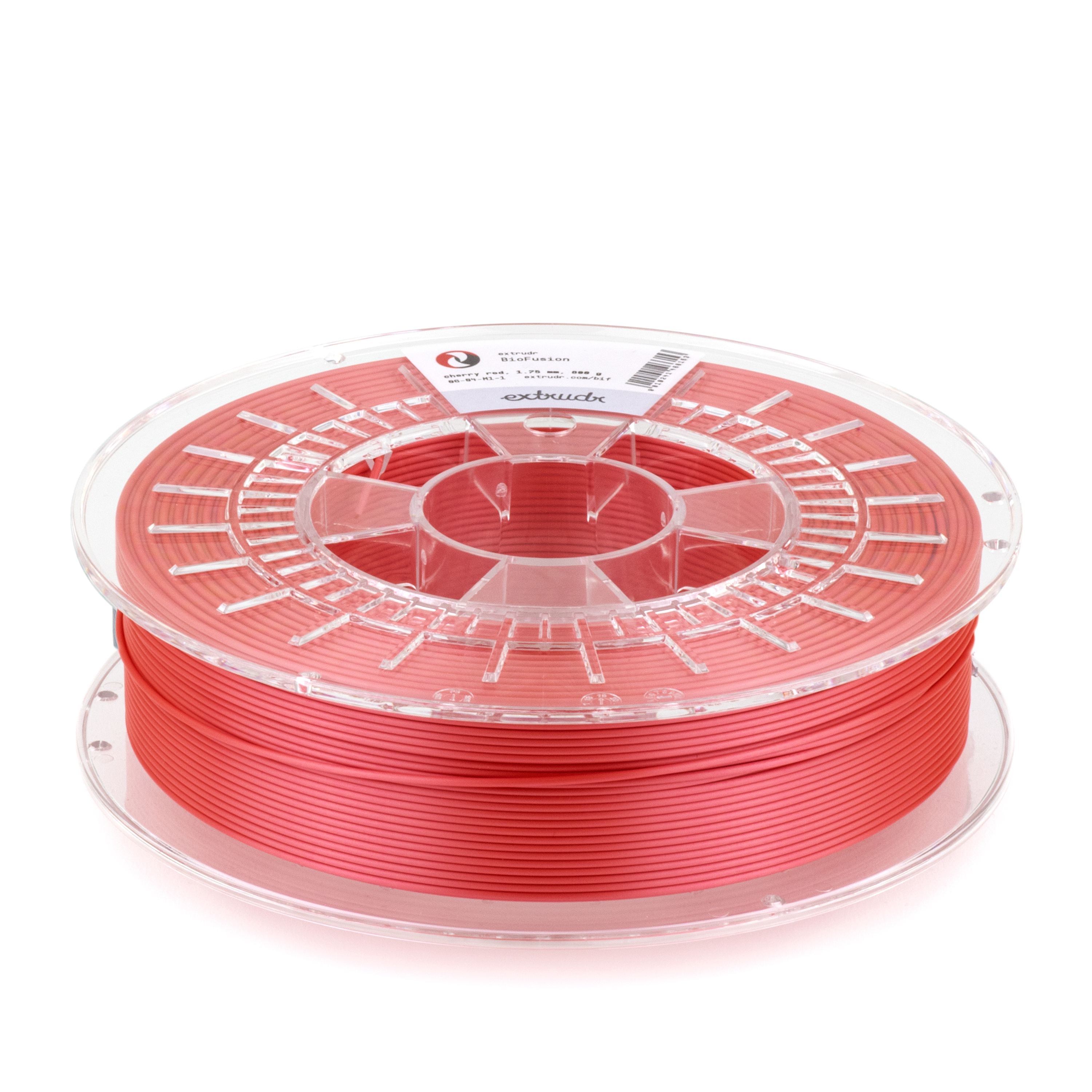 Extrudr - BioFusion Cherry Red PHA 1.75mm - 0.8kg