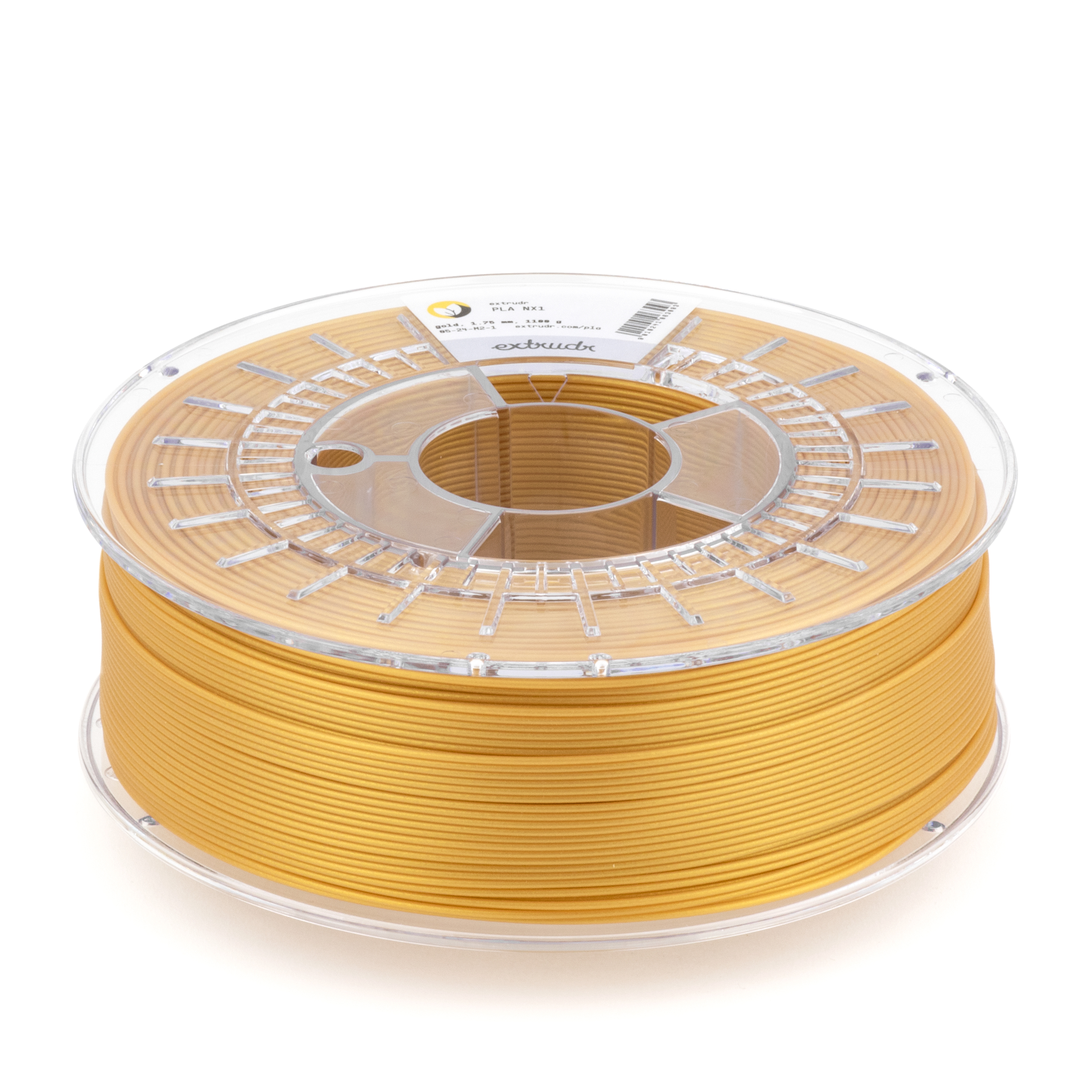 Extrudr - Basic Gold PLA 1.75mm - 10kg