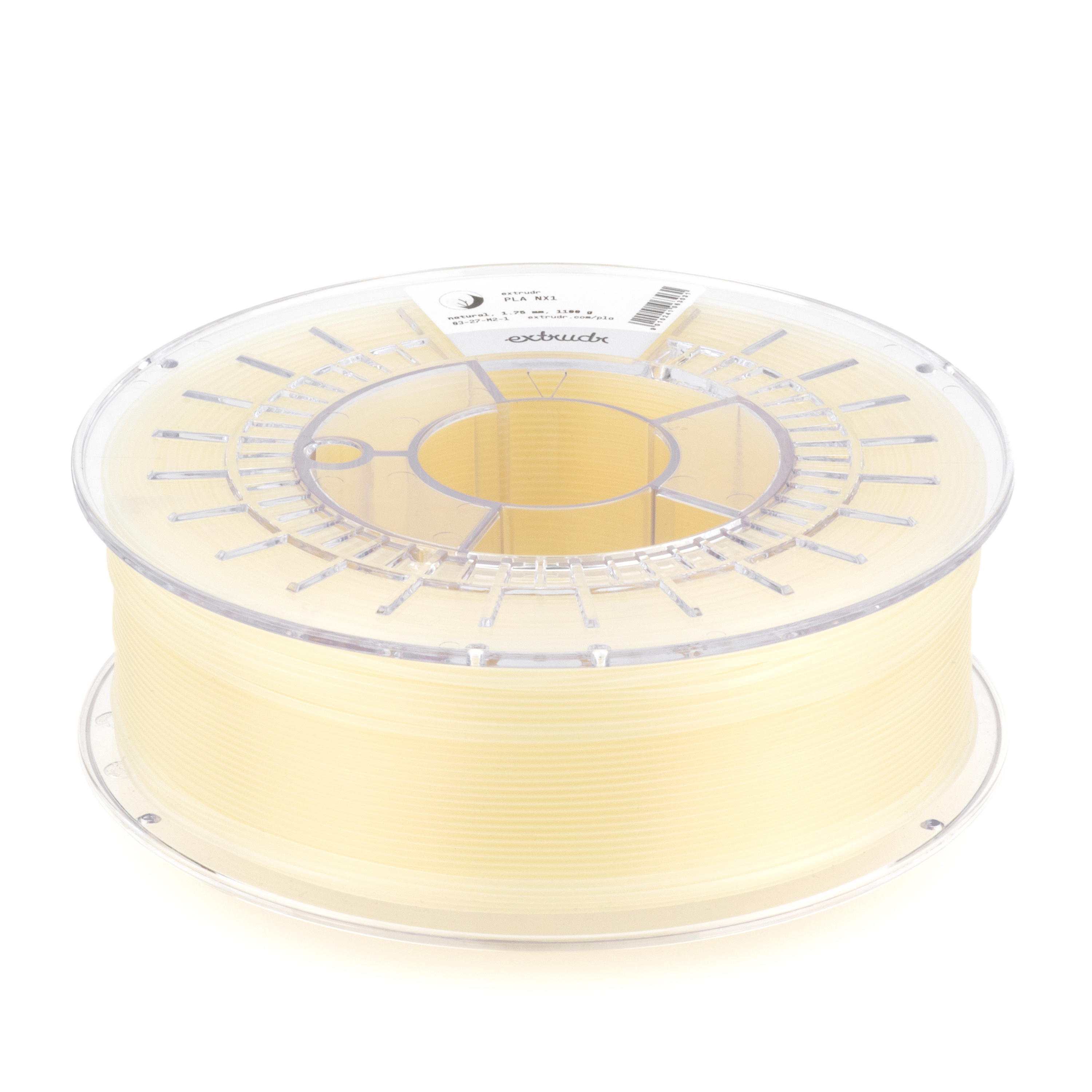 Extrudr - Basic Transparent PLA 1.75mm - 1kg