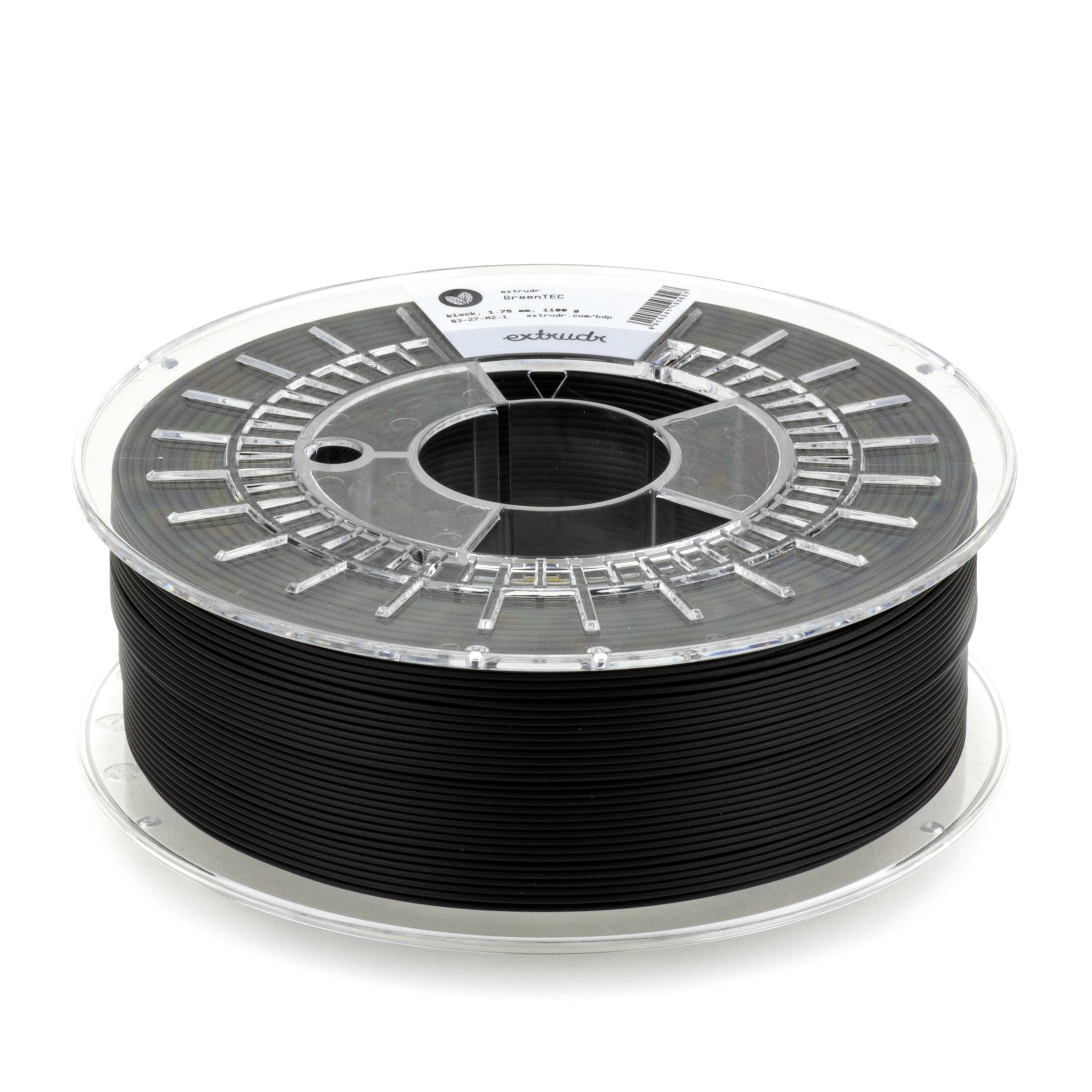 Extrudr - GreenTEC Black Bio Based PLA 1.75mm - 10kg