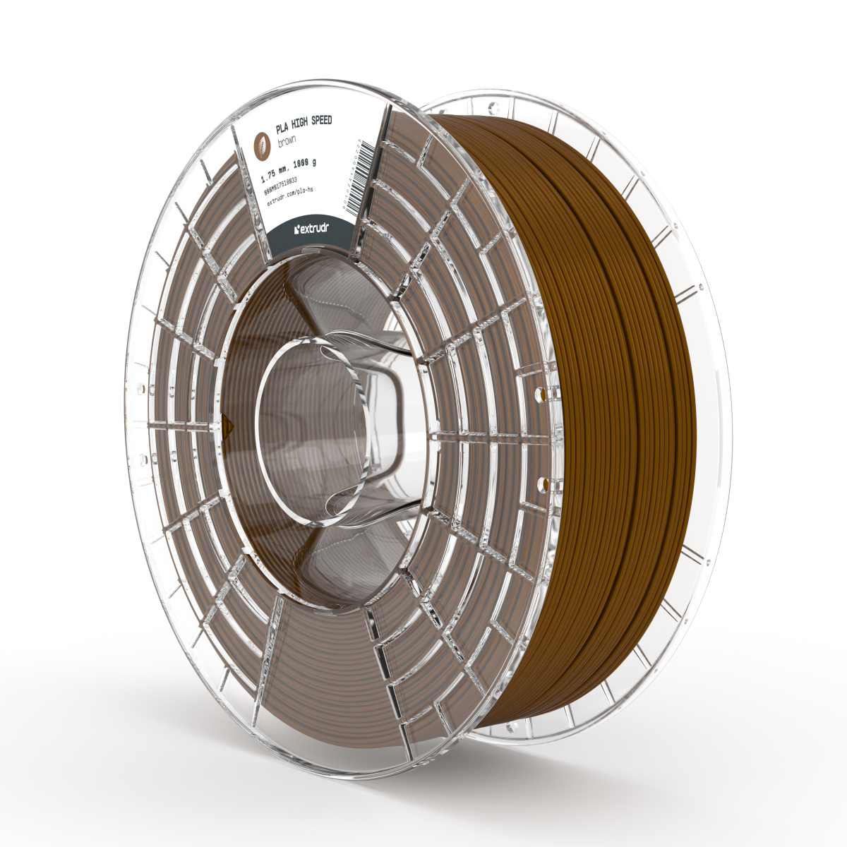 Extrudr - Brown High Speed PLA 1.75mm - 1kg