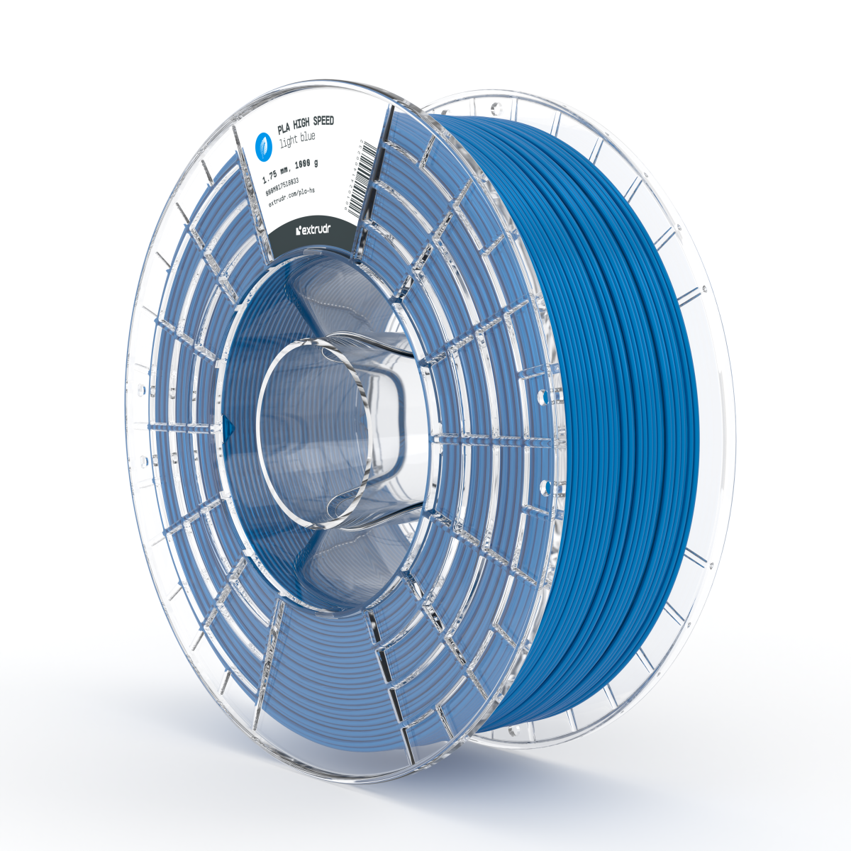 Extrudr - Light Blue High Speed PLA 1.75mm - 1kg