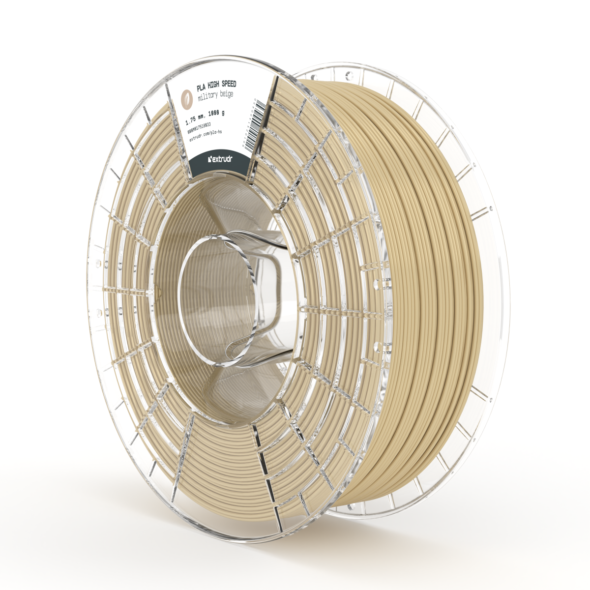 Extrudr - Military Beige High Speed PLA 1.75mm - 1kg