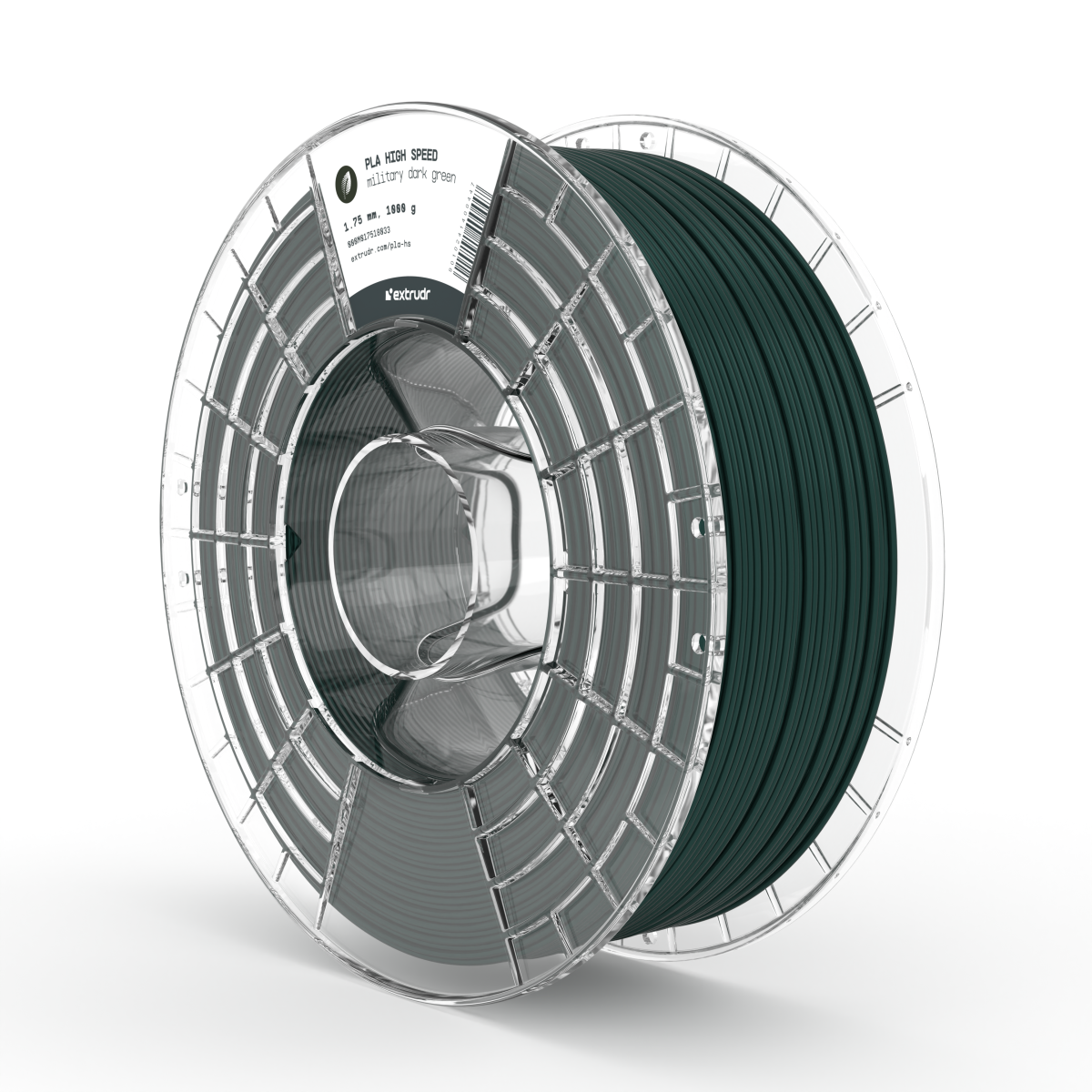 Extrudr - Military Dark Green High Speed PLA 1.75mm - 1kg