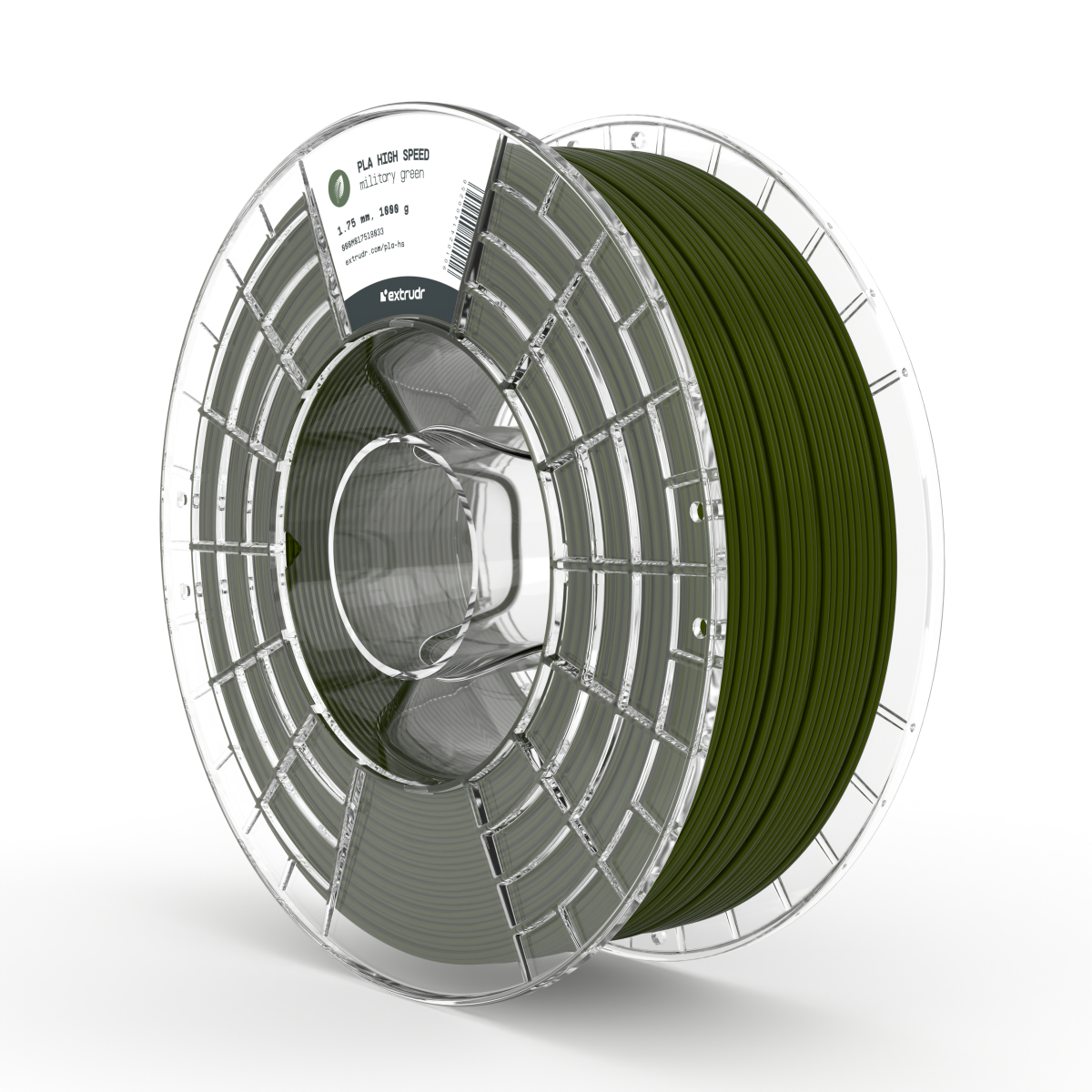 Extrudr - Military Green High Speed PLA 1.75mm - 1kg