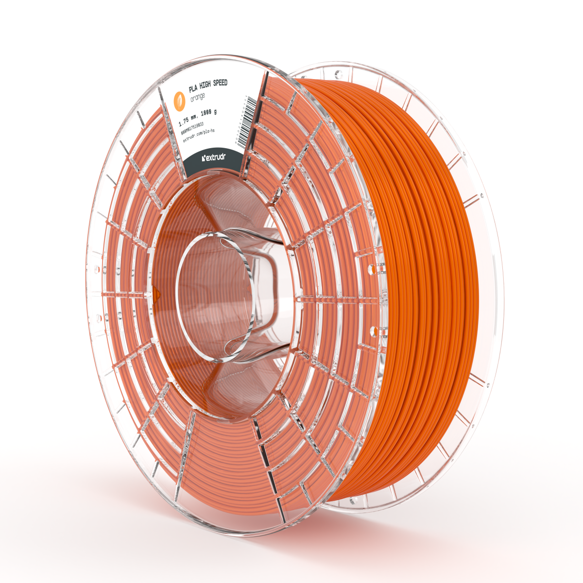 Extrudr - Orange High Speed PLA 1.75mm - 1kg