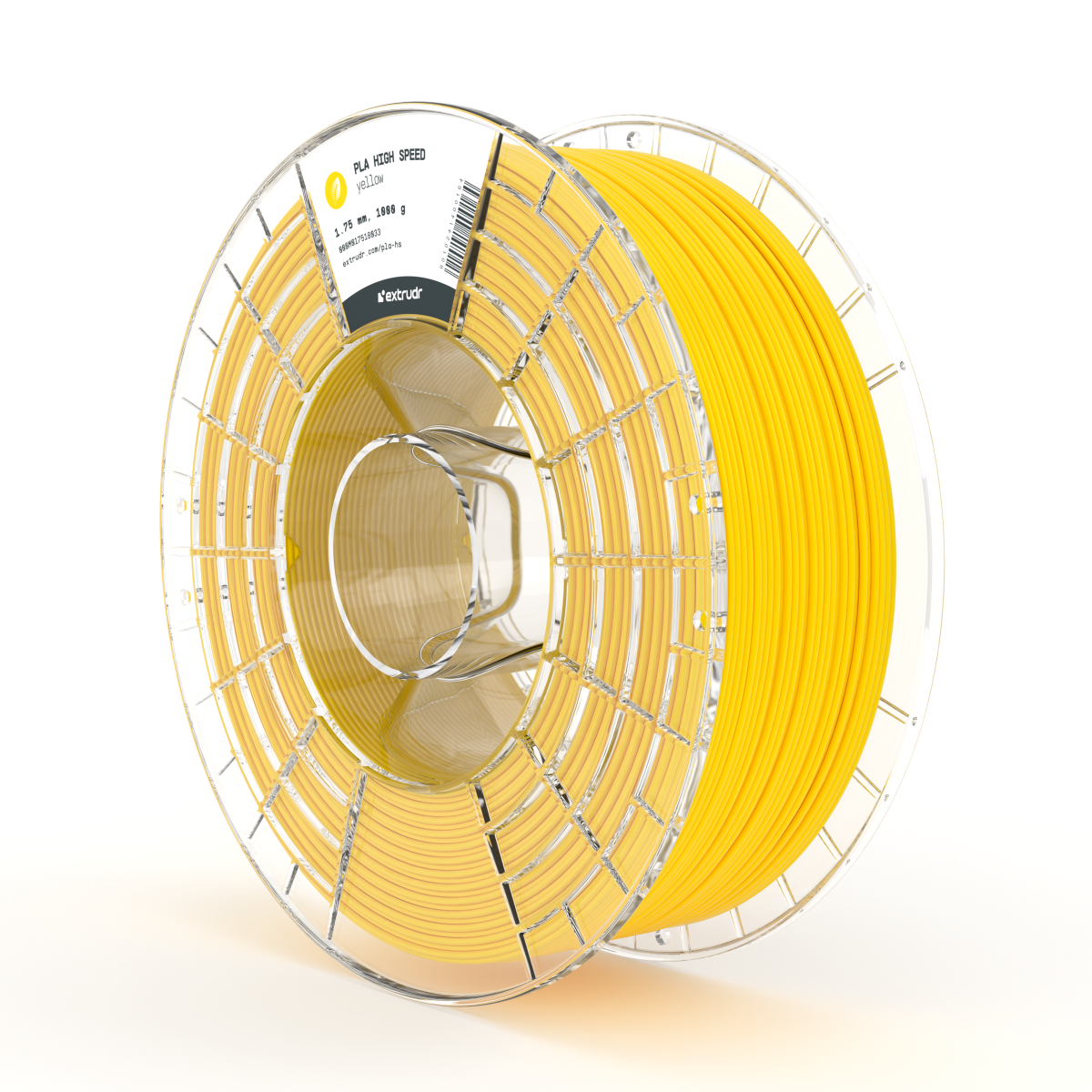 Extrudr - Yellow High Speed PLA 1.75mm - 1kg
