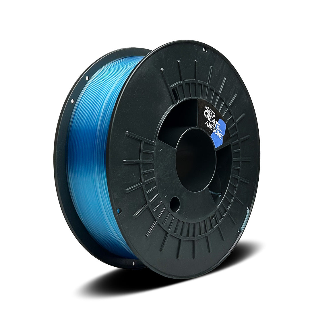 Fillamentum - Crystal Iceland Blue Crystal Transparent PLA - 1kg