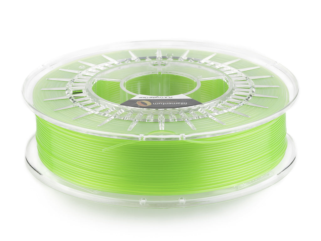 Fillamentum - Crystal Kiwi Green Crystal Transparent PLA - 1kg