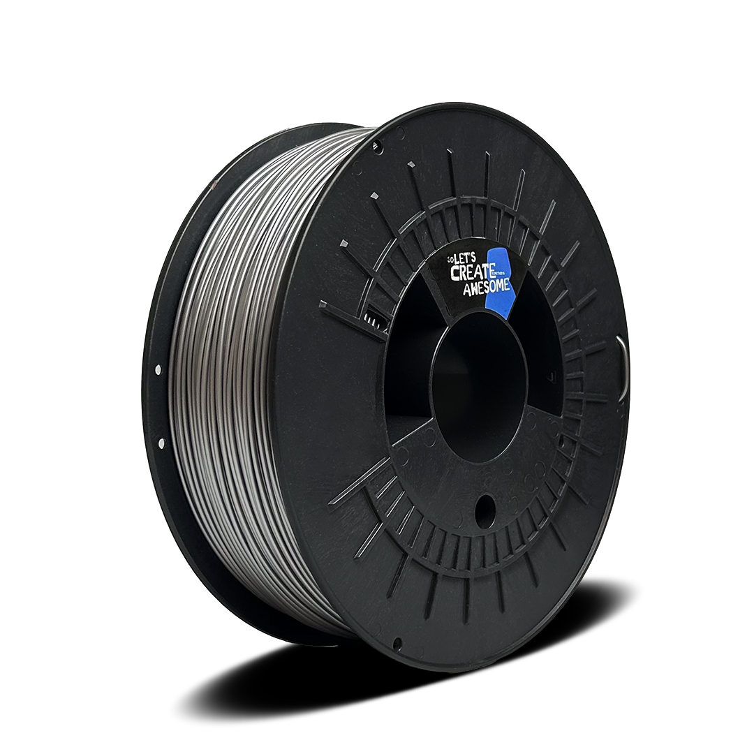 Fillamentum - Extrafill Metallic Grey Metal Fill PLA 1.75mm - 1kg