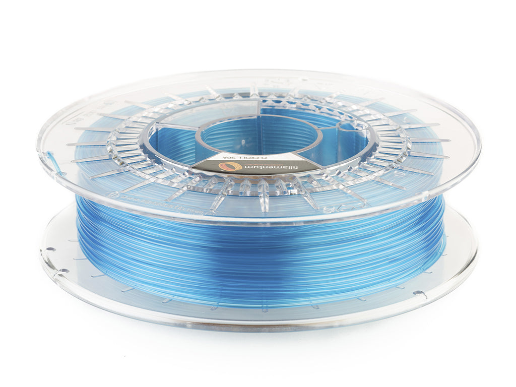 Fillamentum - Flexfill Blue Transparent 98A TPU 1.75mm - 0.75kg