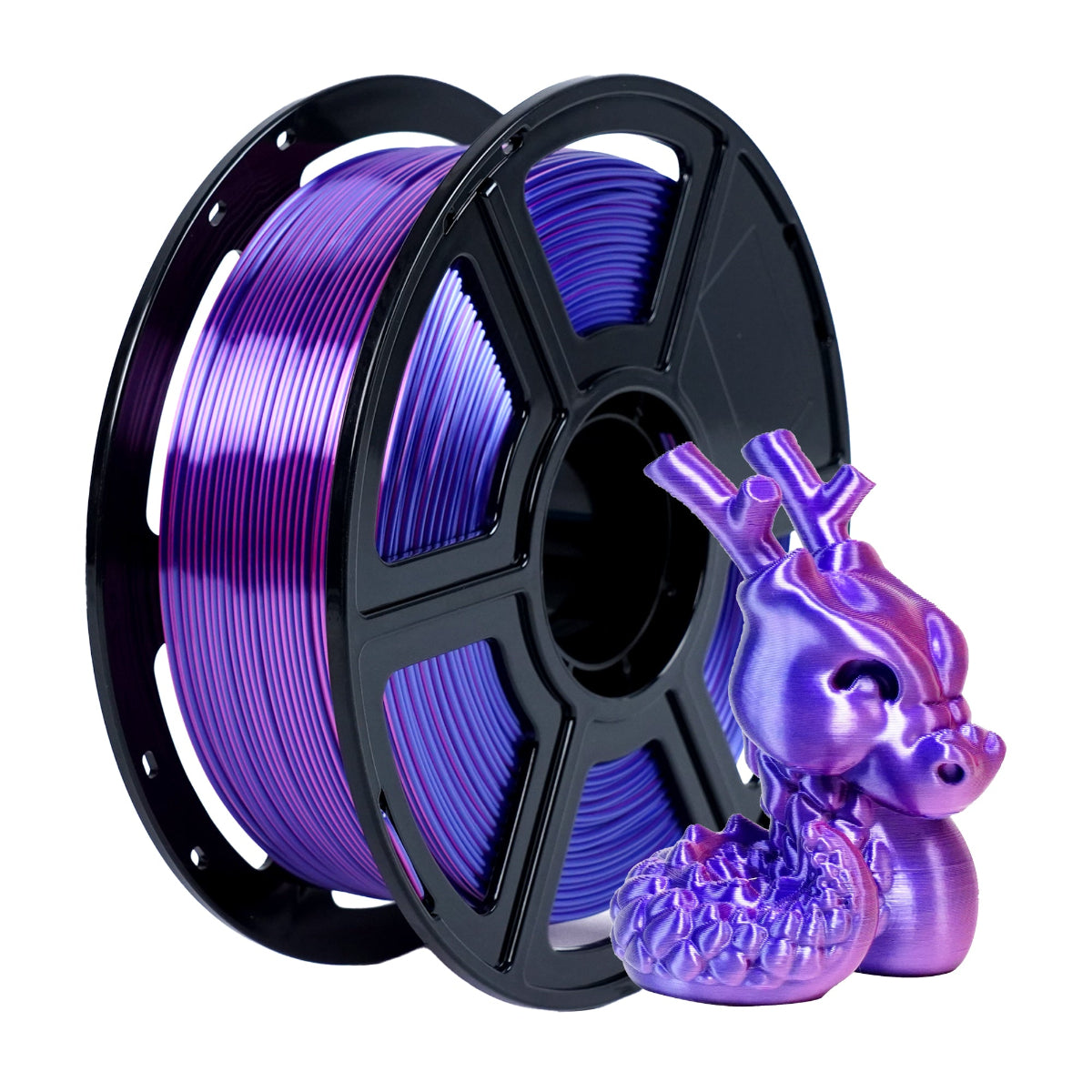 Flashforge - Dual Color Blue&Rose Gradient Silk Plus PLA 1.75mm - 1kg