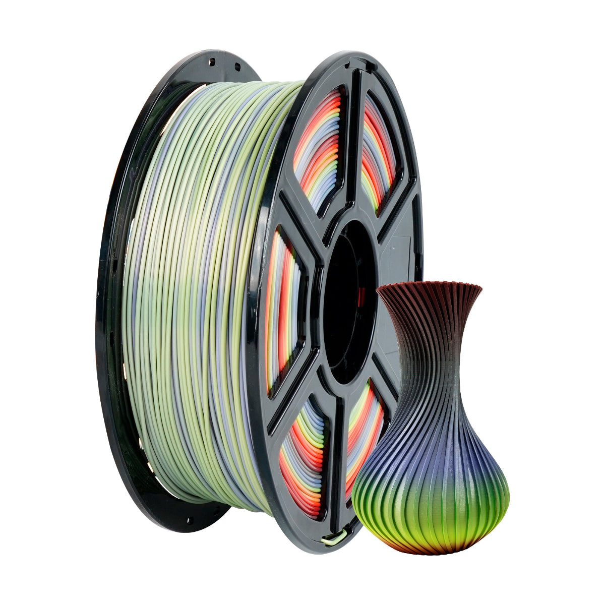 Flashforge - Rainbow Gradient Silk Plus PLA - 1kg