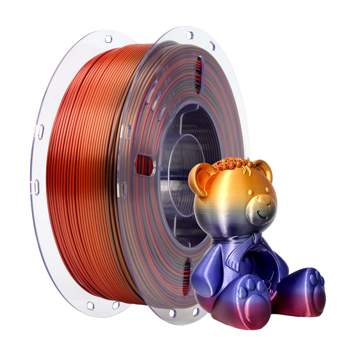 Flashforge - Rainbow Waltz Gradient Silk Plus PLA - 1kg