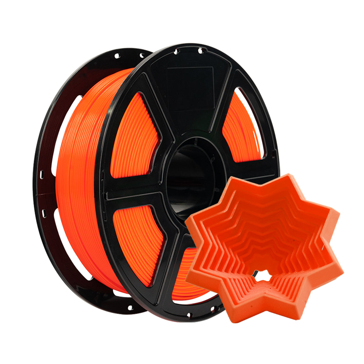 Flashforge - HS Orange Fluorescent High Speed PLA - 1kg