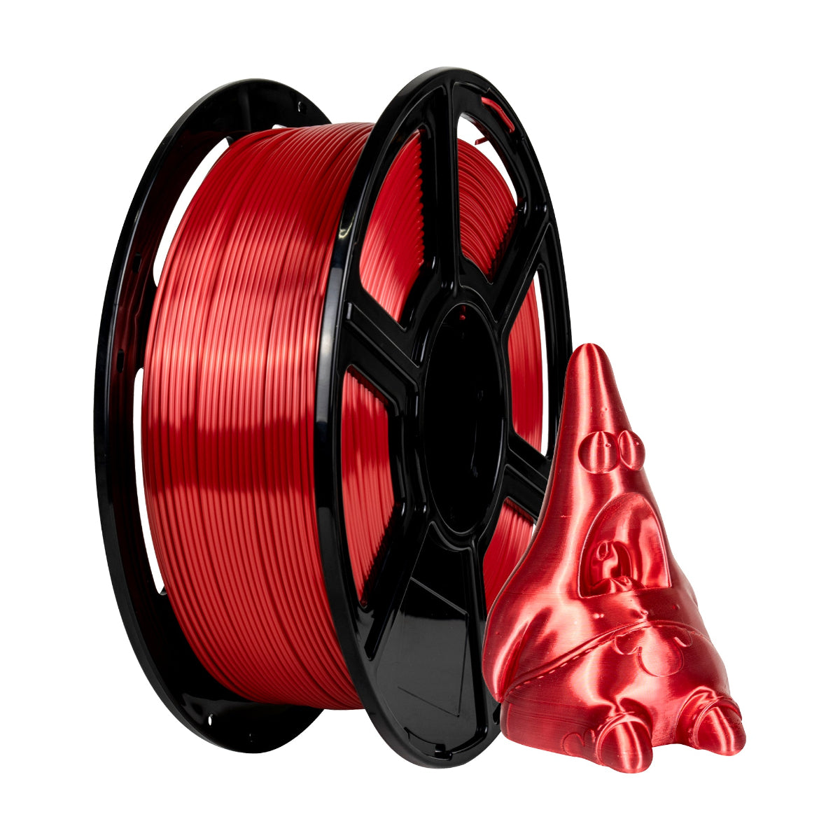Flashforge - Red Silk Plus PLA 1.75mm - 1kg