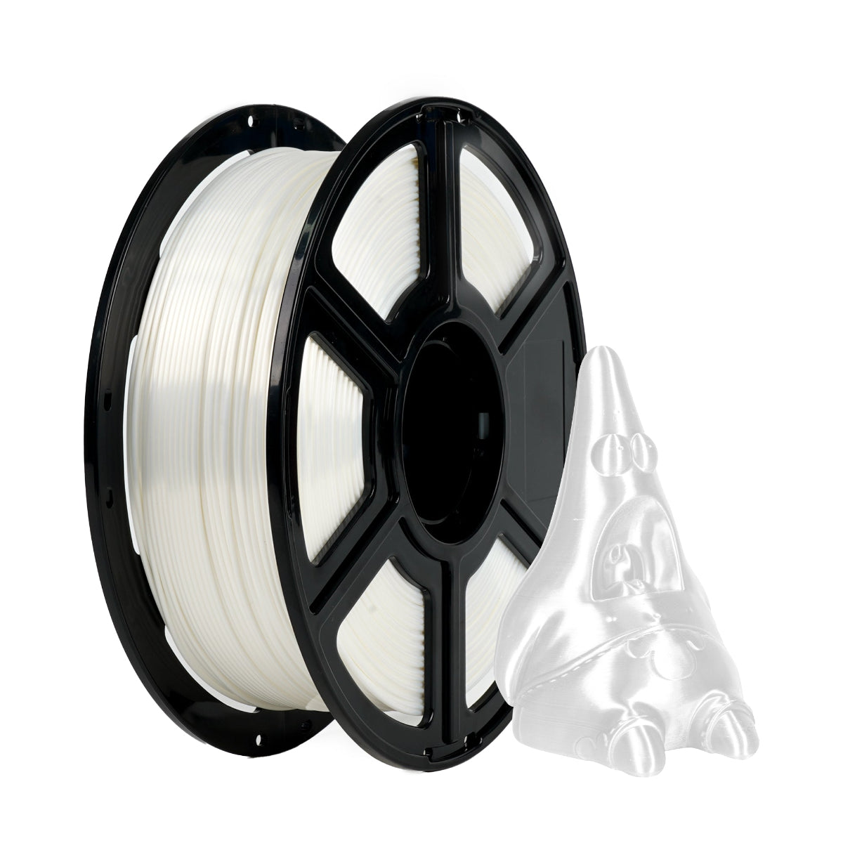 Flashforge - White Silk Plus PLA 1.75mm - 1kg