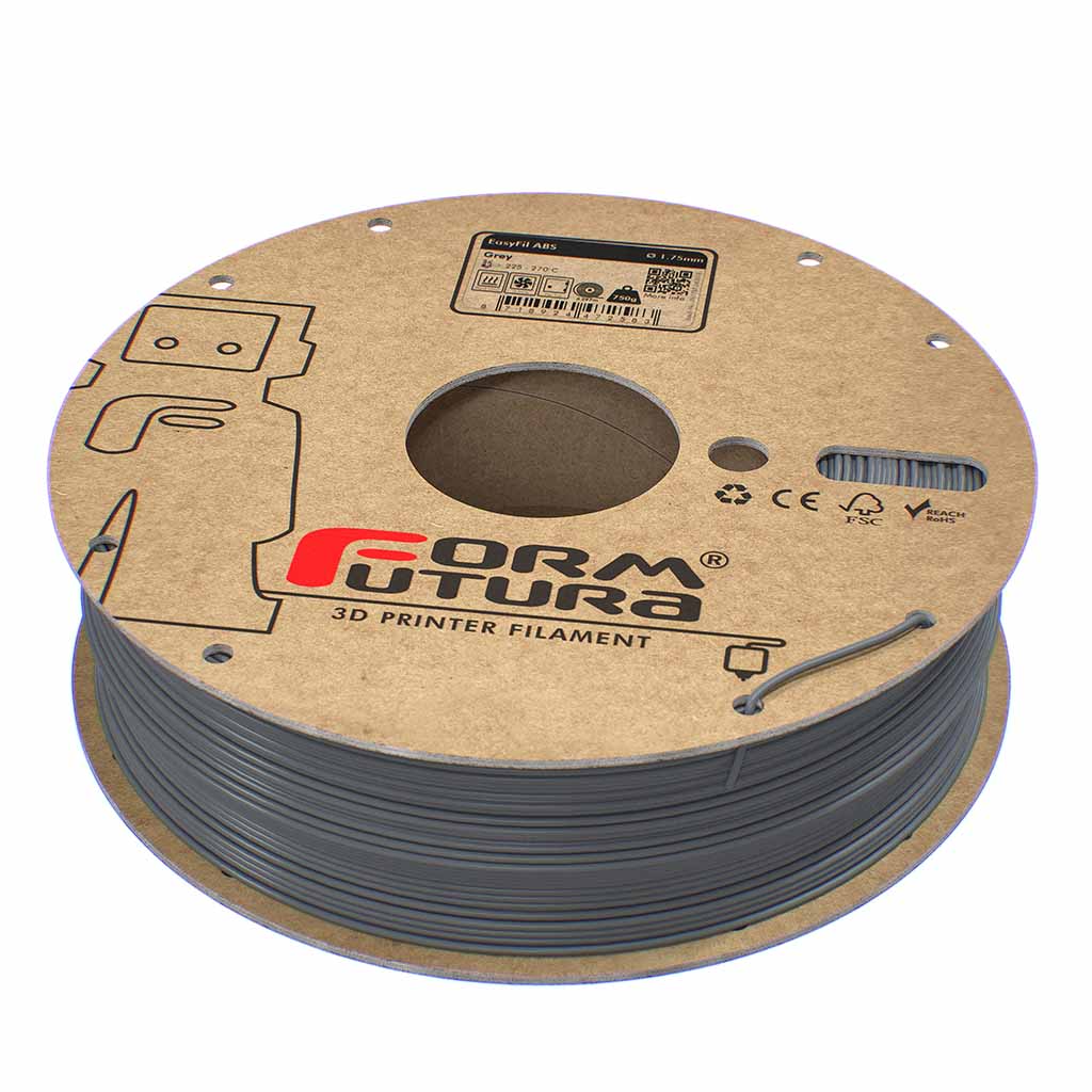 FormFutura - EasyFil Grey ABS 1.75mm - 0.75kg
