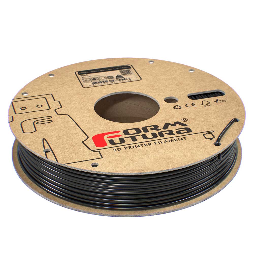 FormFutura - Black Flame Retardant ABS+ 2.85mm - 0.5kg