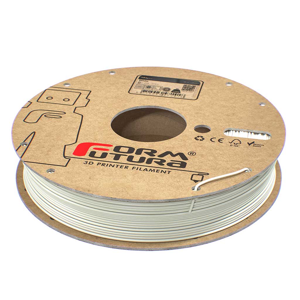 FormFutura - White Flame Retardant ABS+ 1.75mm - 0.5kg