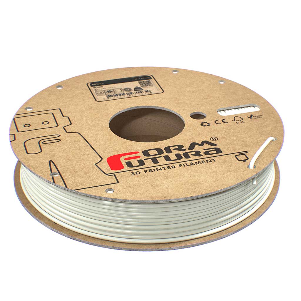 FormFutura - White Flame Retardant ABS+ 2.85mm - 0.5kg