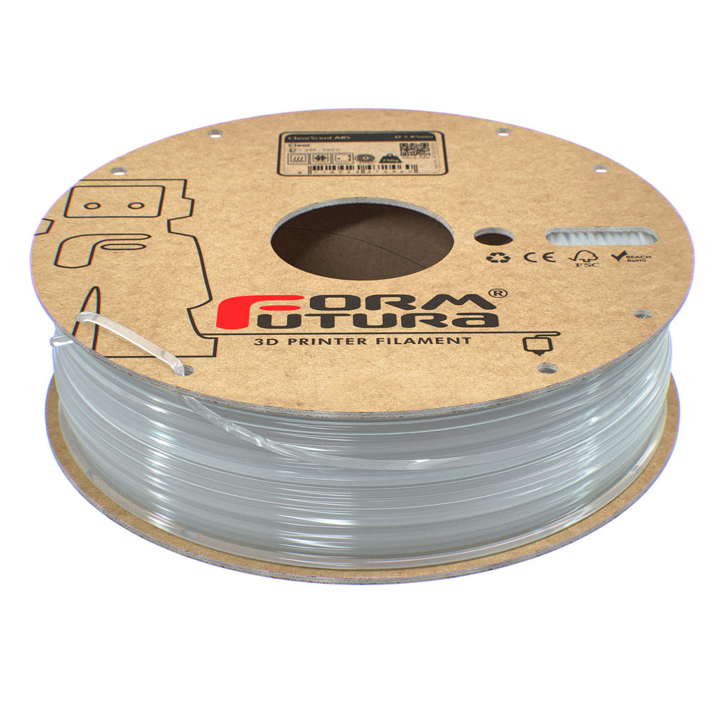 FormFutura - Clear Transparent ABS 2.85mm - 0.75kg