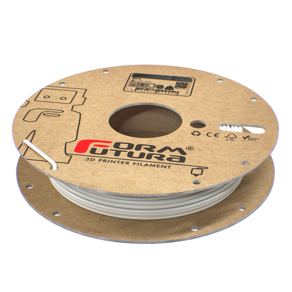 FormFutura - White Transparent ABS 2.85mm - 0.25kg