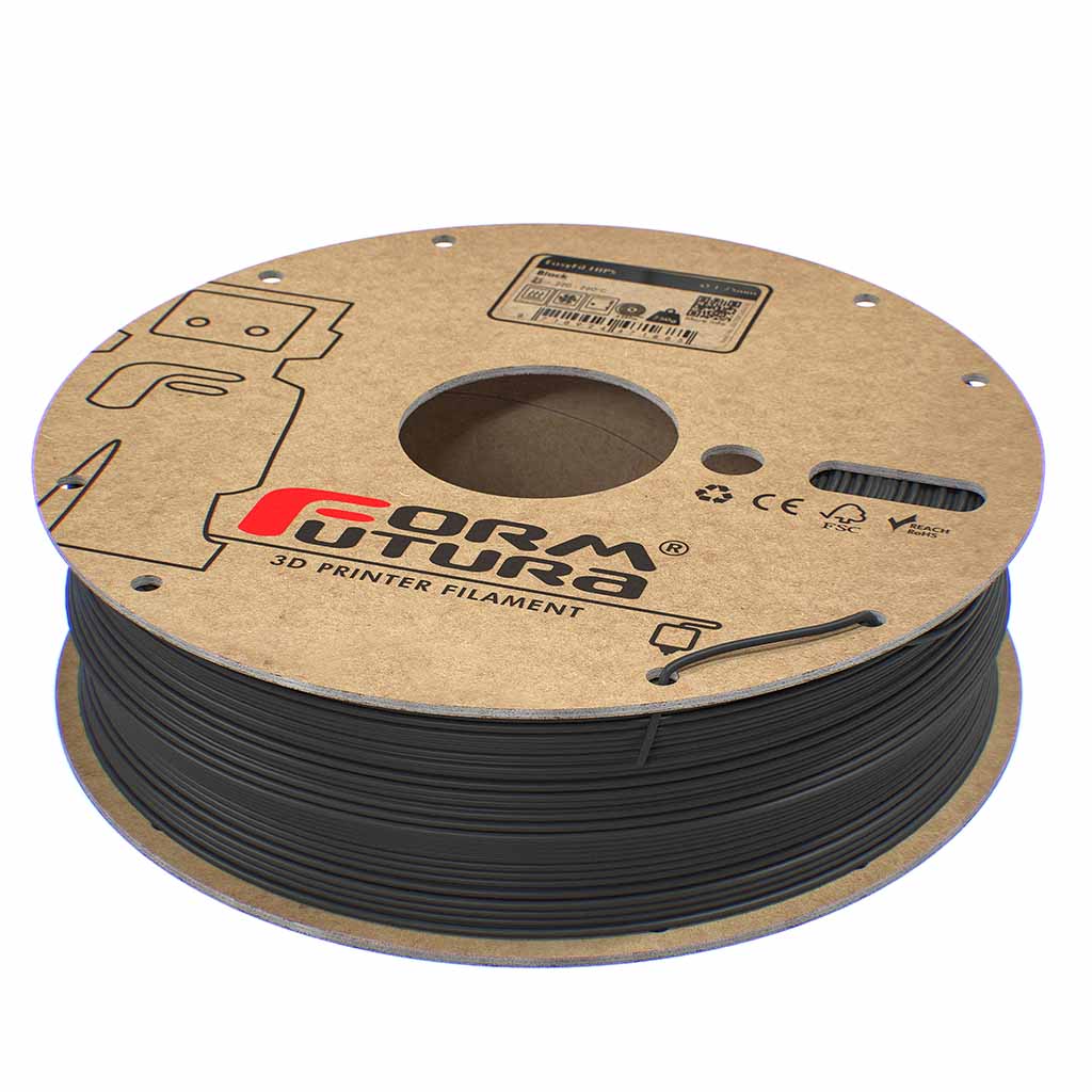 FormFutura - EasyFil Black Matte HIPS 1.75mm - 0.75kg