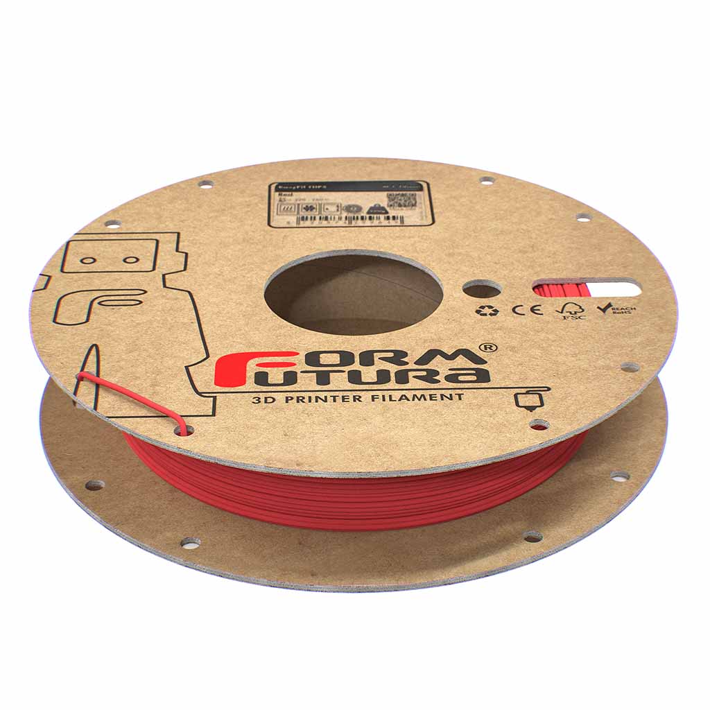 FormFutura - EasyFil Red Matte HIPS 1.75mm - 0.25kg