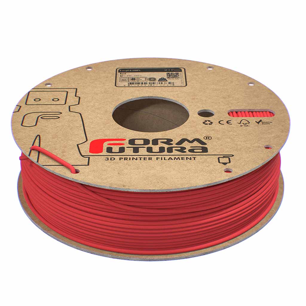 FormFutura - EasyFil Red Matte HIPS 2.85mm - 0.75kg