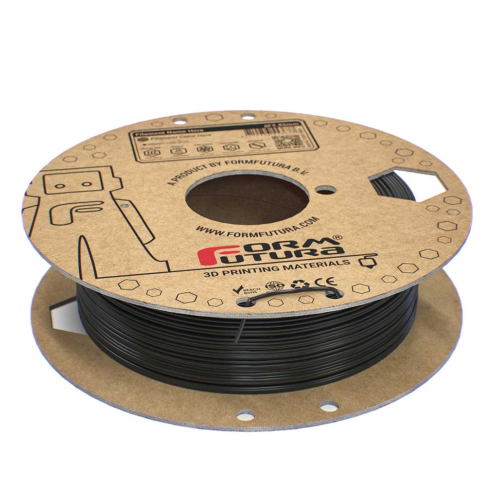FormFutura - Black Glass Fiber Plus Transparent PA6 1.75mm - 0.5kg