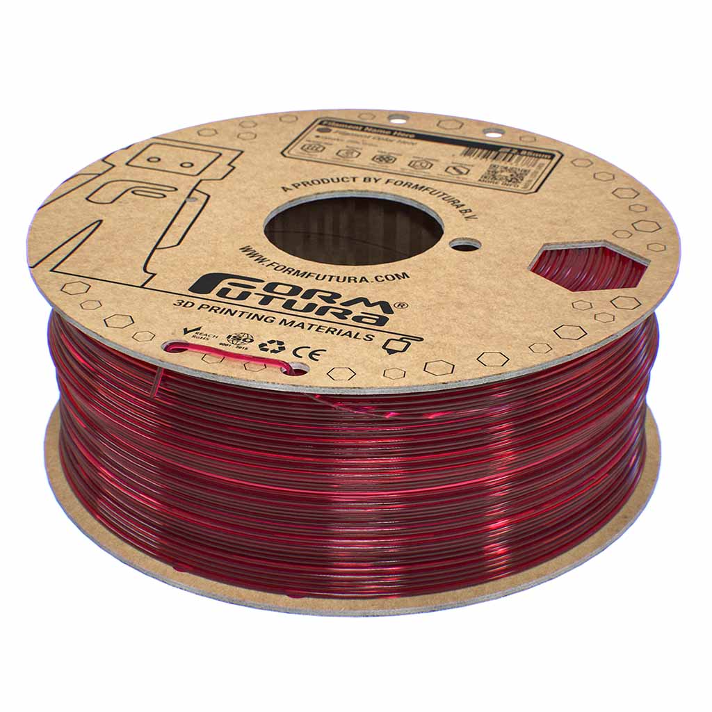 FormFutura - EasyFil Transparent Red PETG 1.75mm - 1kg