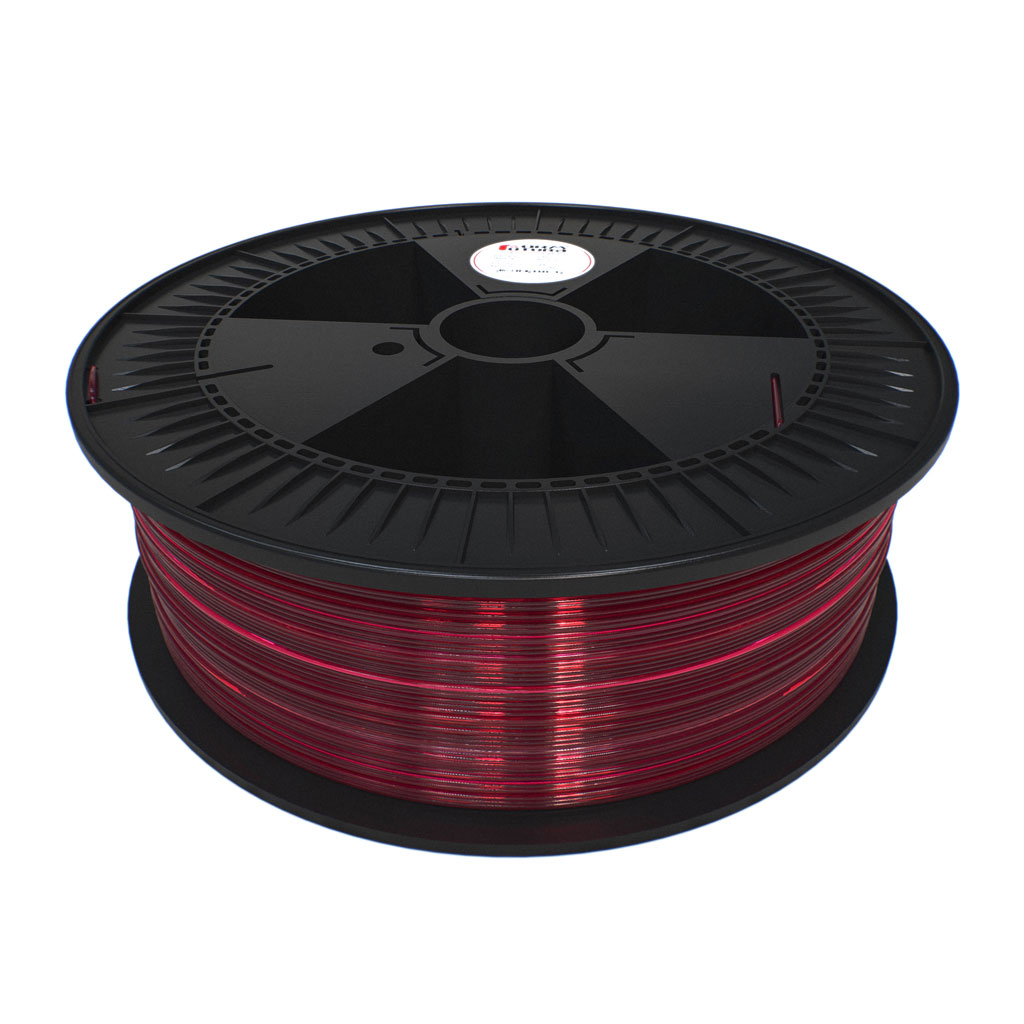 FormFutura - EasyFil Transparent Red PETG 1.75mm - 2.3kg