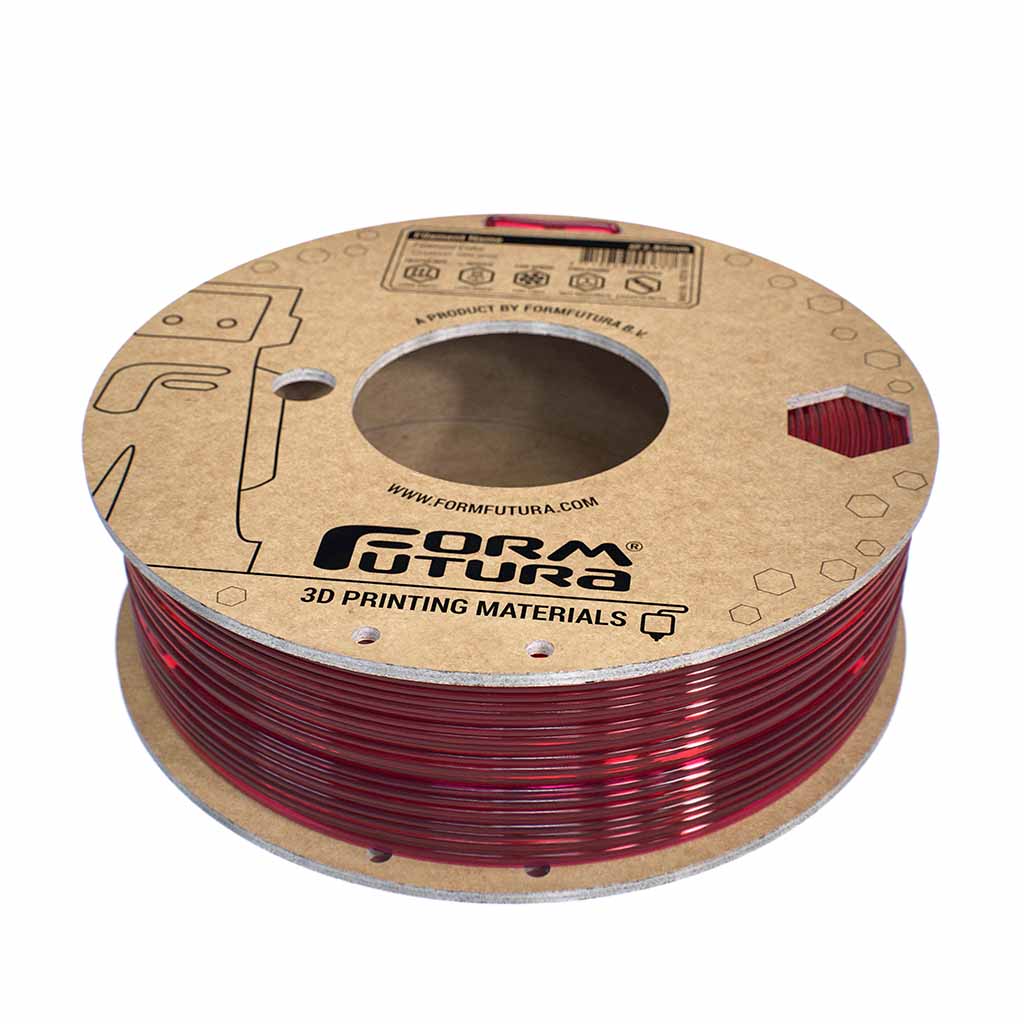 FormFutura - EasyFil Transparent Red PETG 1.75mm - 0.25kg