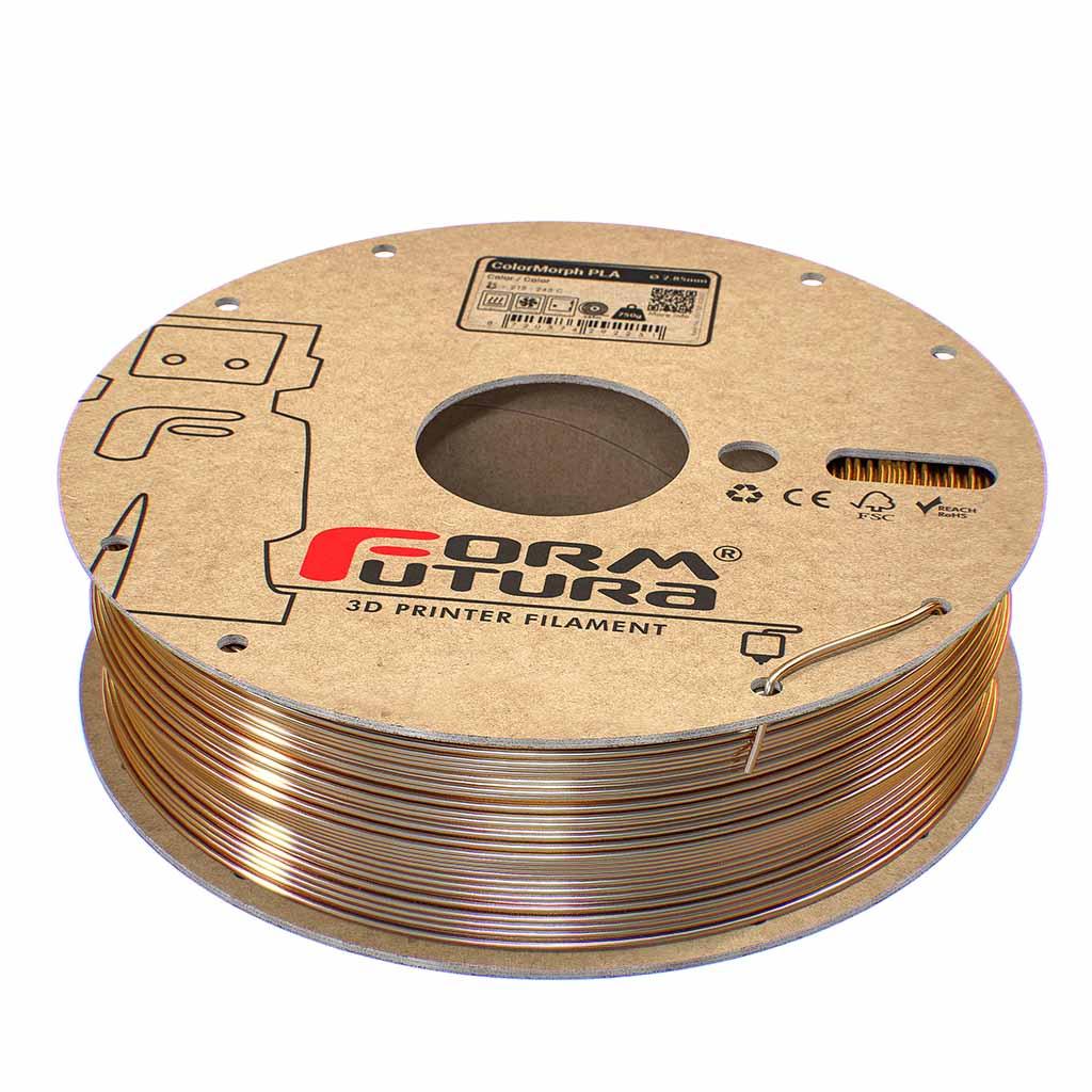 FormFutura - ColorMorph Gold & Silver Glossy Gradient PLA 1.75mm - 0.75kg