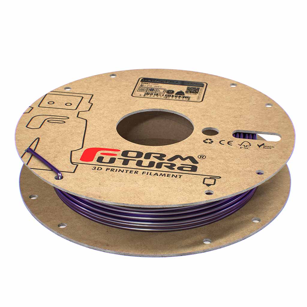 FormFutura - ColorMorph Silver & Purple Glossy Gradient PLA 2.85mm - 0.25kg