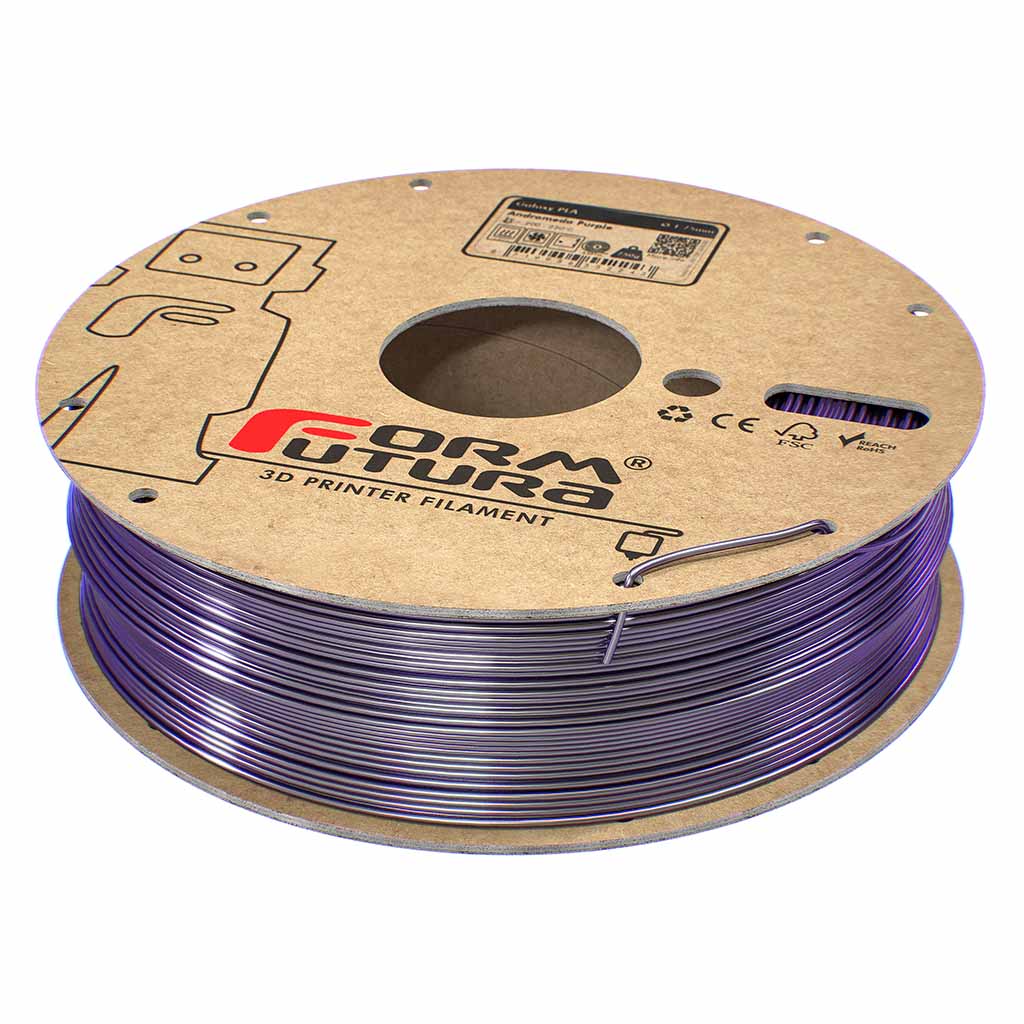 FormFutura - ColorMorph Silver & Purple Glossy Gradient PLA 1.75mm - 0.75kg