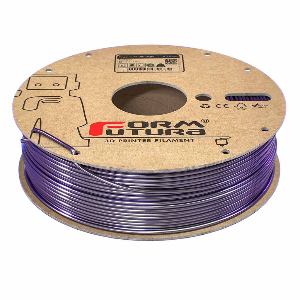 FormFutura - ColorMorph Silver & Purple Glossy Gradient PLA 2.85mm - 0.75kg