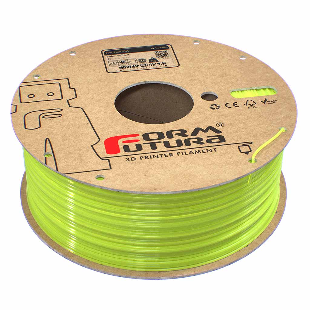 FormFutura - Premium Solar Yellow PLA 1.75mm - 1kg
