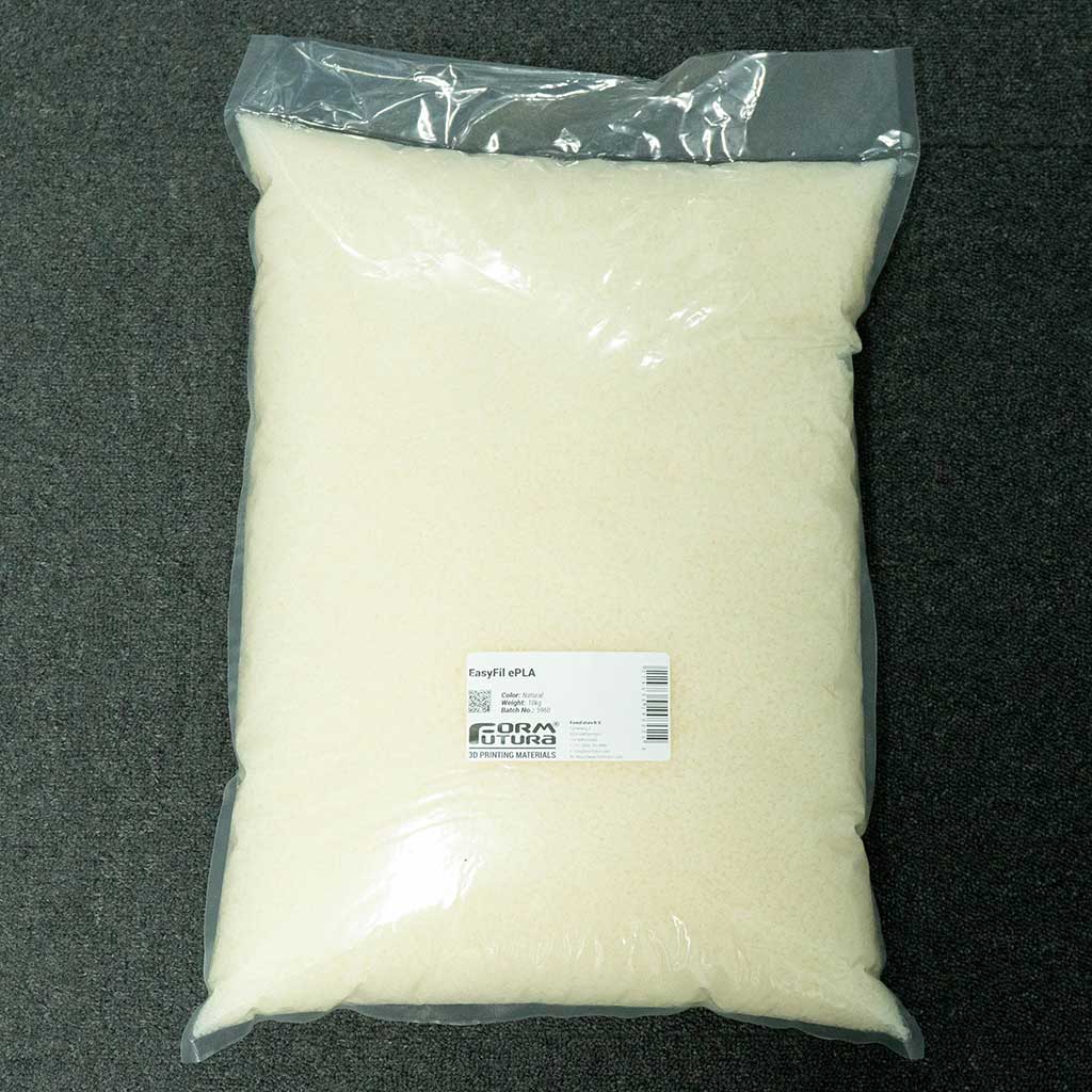 FormFutura - EasyFil ePLA Pellets Natural PLA 1.75mm - 10kg