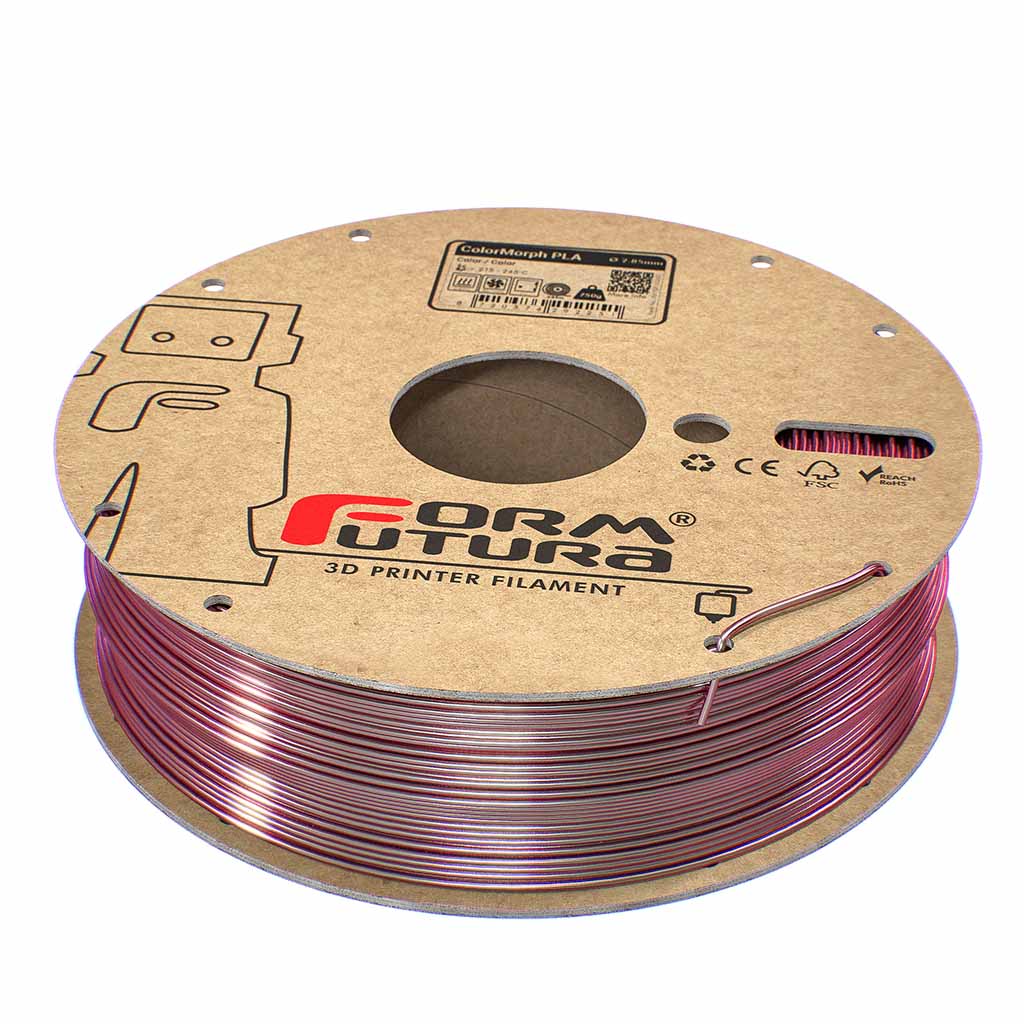 FormFutura - ColorMorph Magenta & Silver Glossy Gradient PLA 1.75mm - 0.75kg