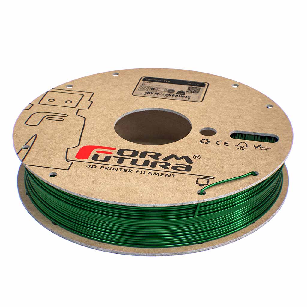 FormFutura - Green Glossy PLA 1.75mm - 0.25kg