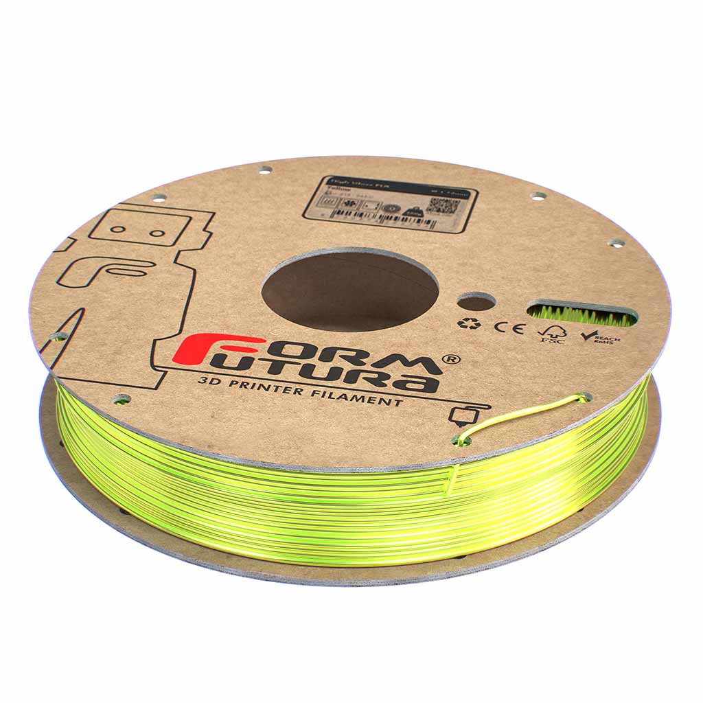 FormFutura - Yellow Glossy PLA 1.75mm - 0.25kg