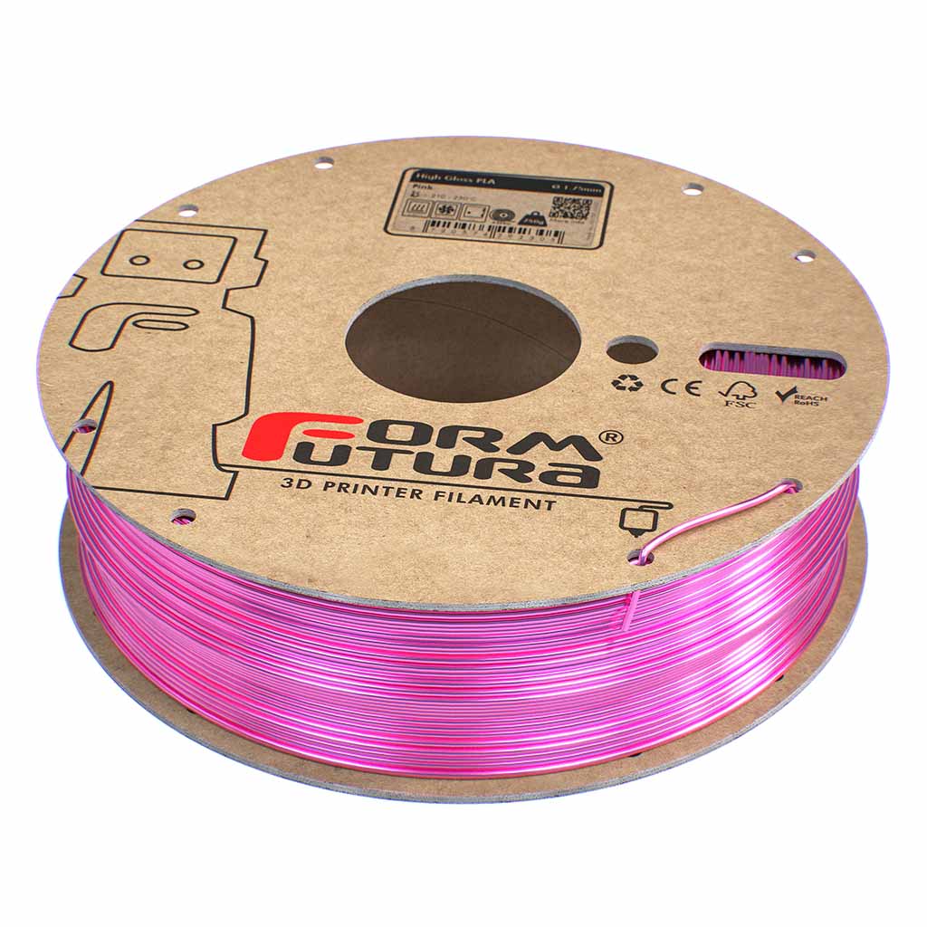 FormFutura - Pink Glossy PLA 1.75mm - 0.75kg