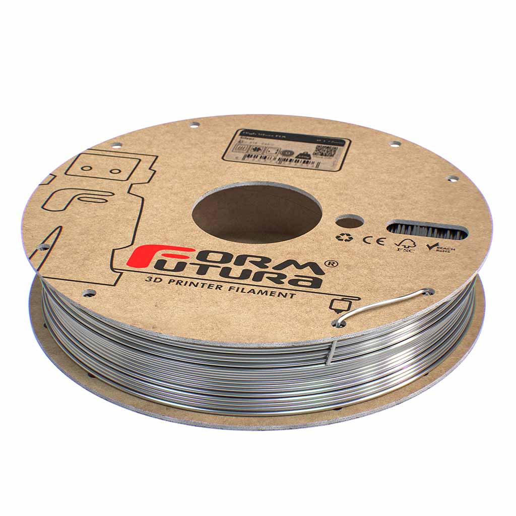 FormFutura - Silver Glossy PLA 1.75mm - 0.25kg