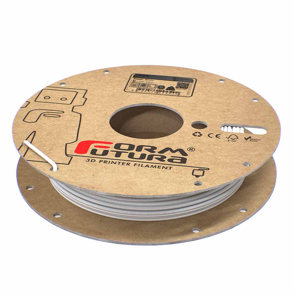 FormFutura - Stealth White Matte PLA 2.85mm - 0.25kg