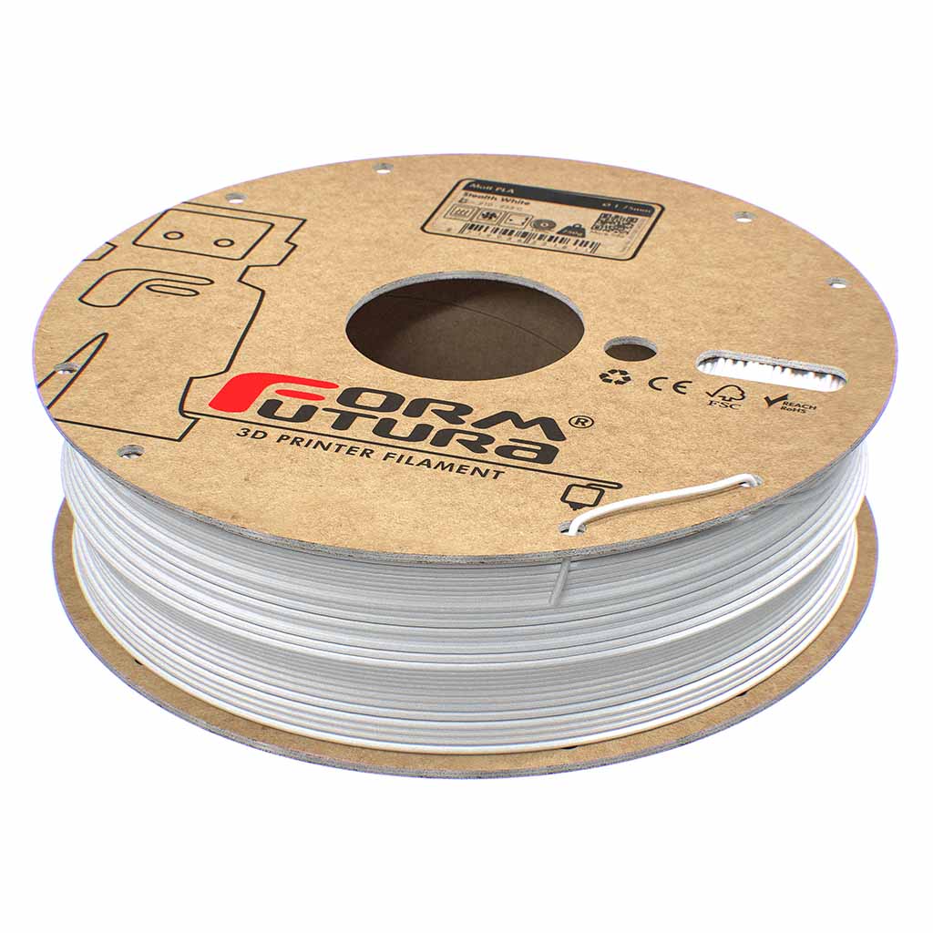 FormFutura - Stealth White Matte PLA 1.75mm - 0.75kg