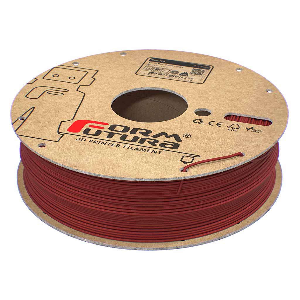 FormFutura - Earth Red Camouflage Matte PLA 1.75mm - 0.75kg