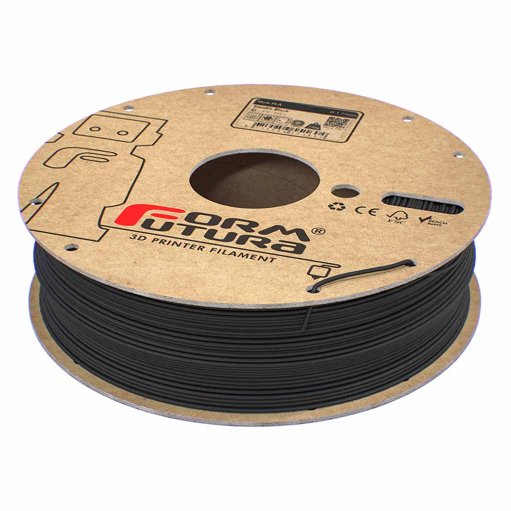 FormFutura - Stealth Black Matte PLA 1.75mm - 0.75kg